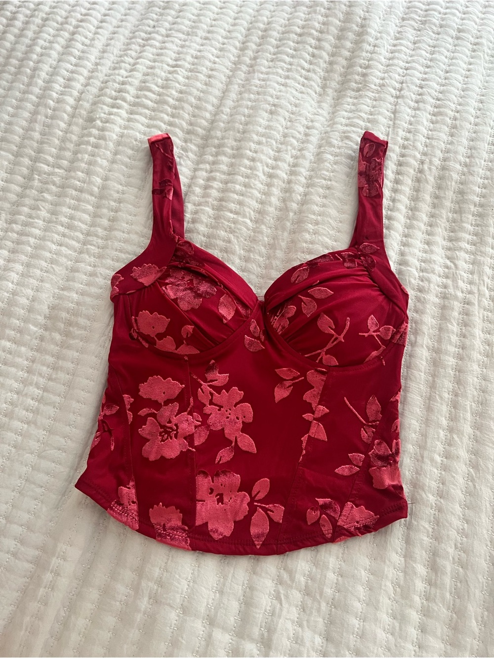 Floral girly top